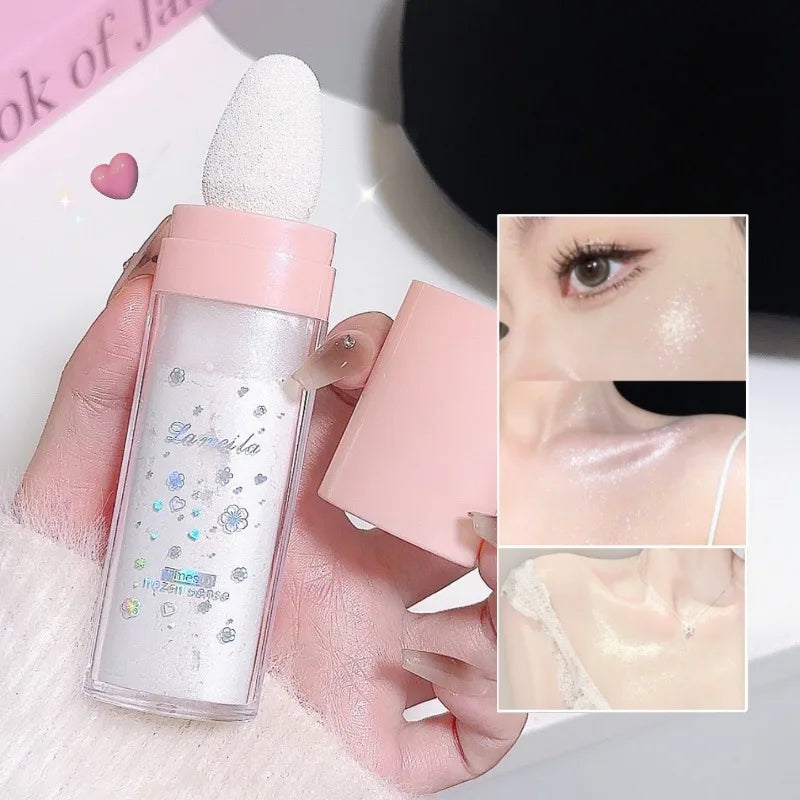 Body & Face Highlighting Powder Diamond Shine Ultra-fine Pearls Highlighter Champagne Gold Face Clavicle Body Brightening Powder