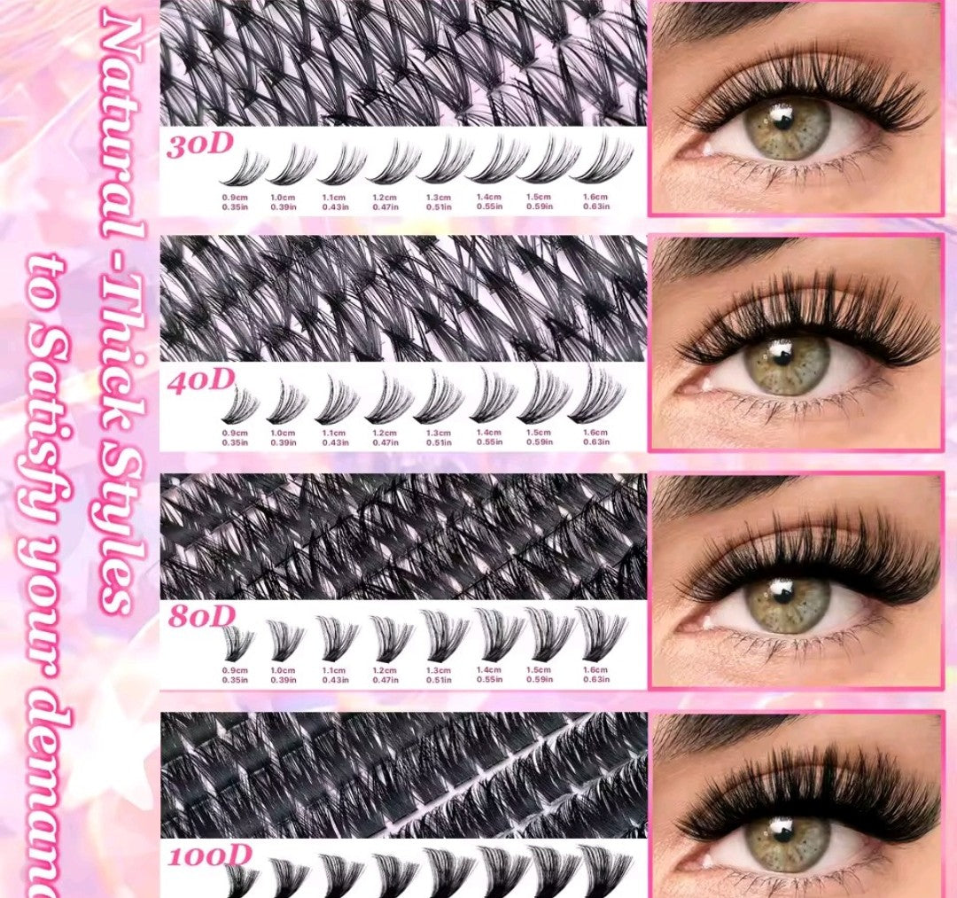 Natural False Eyelashes – Reusable Lash Set